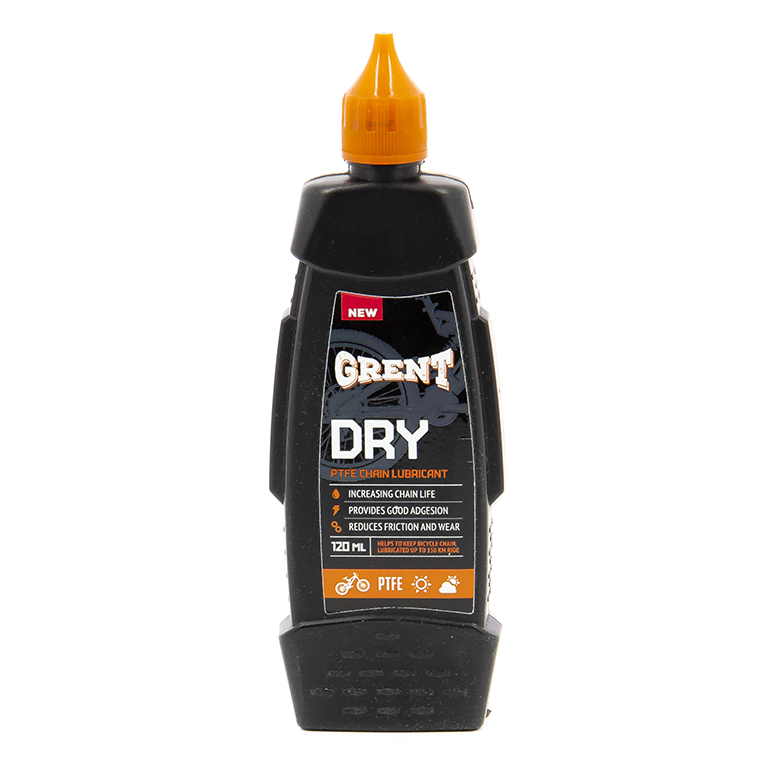 Аксессуар * Цепная велосмазка для сухой погоды с тефлоном  GRENT PTFE Dry Lube, 120мл