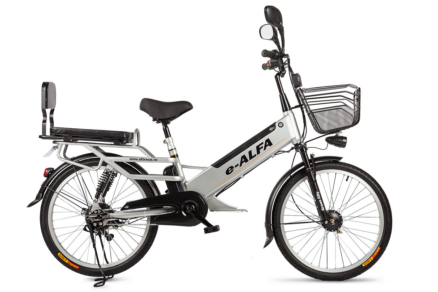 Велосипед Eltreco e-Alfa L (электро, велогибрид)