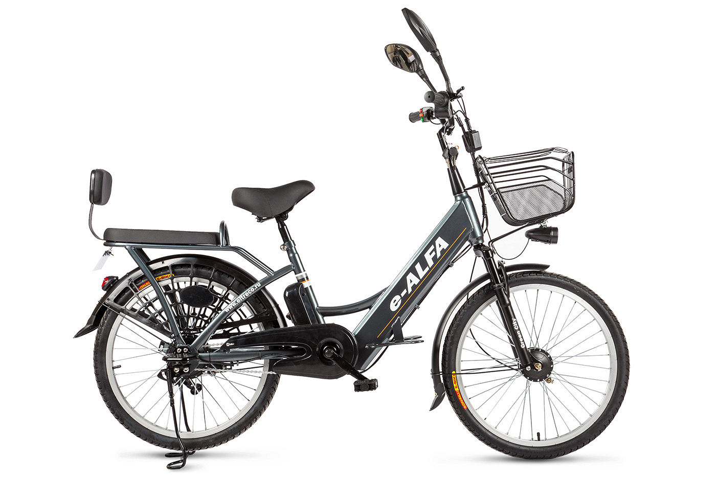 Велосипед Eltreco e-Alfa (электро, велогибрид)
