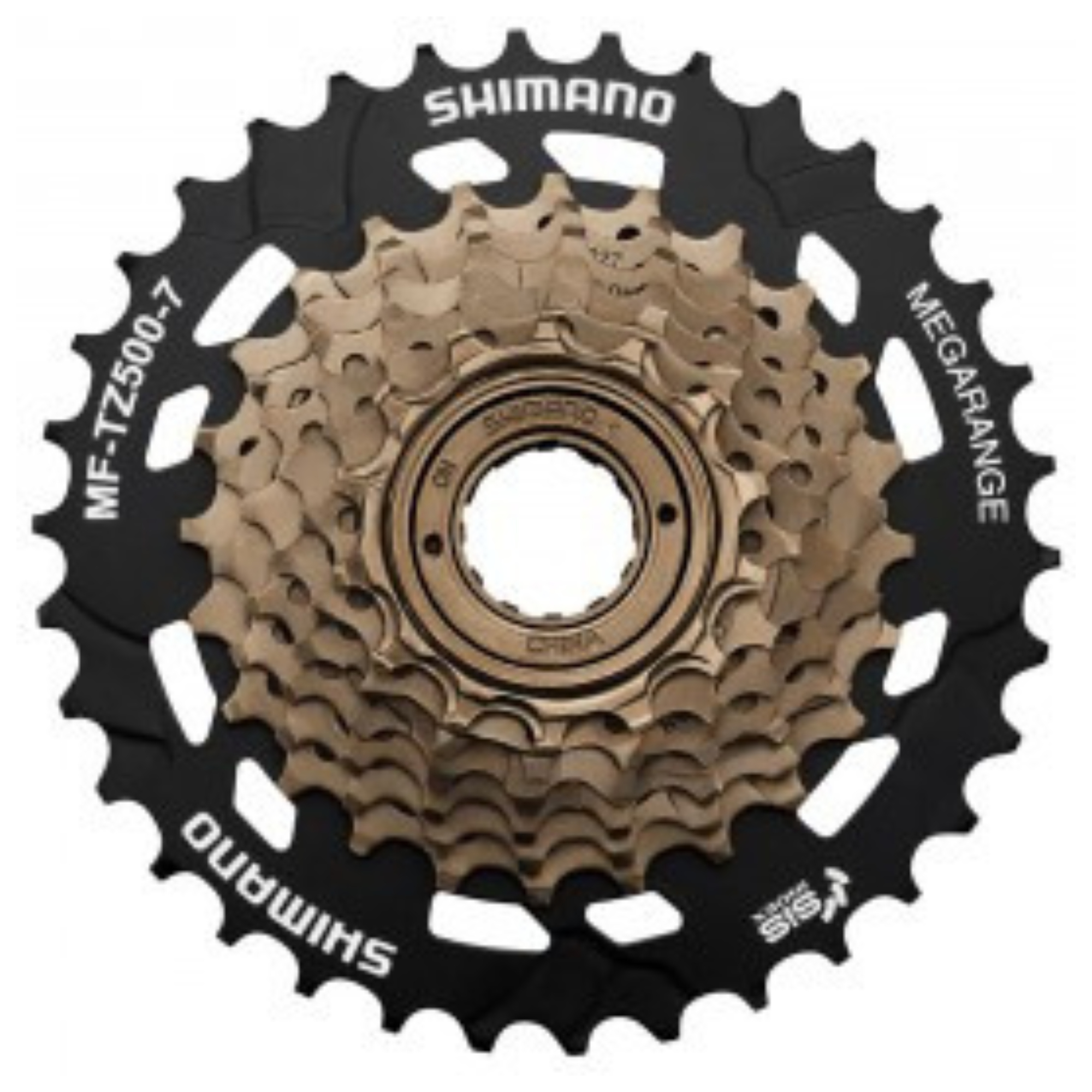 Запчасть Shimano Трещотка Shimano MF-TZ500 MegaRange (14-34 зубца) 7 скор.