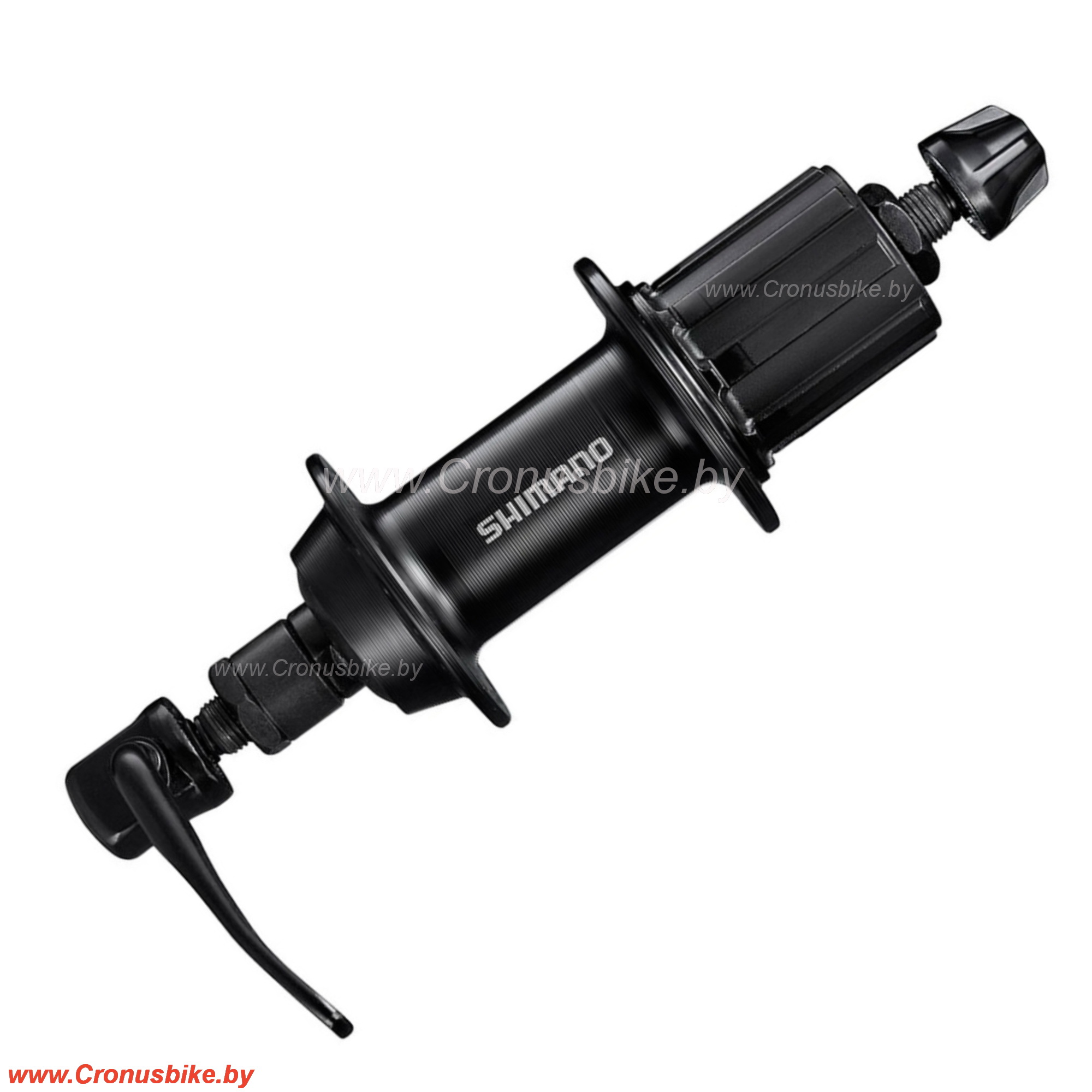 Запчасть Shimano Втулка задняя  Shimano TX500 32Н,v-br, эксц. под касс. 7-11 скор. алюм. чёрн.