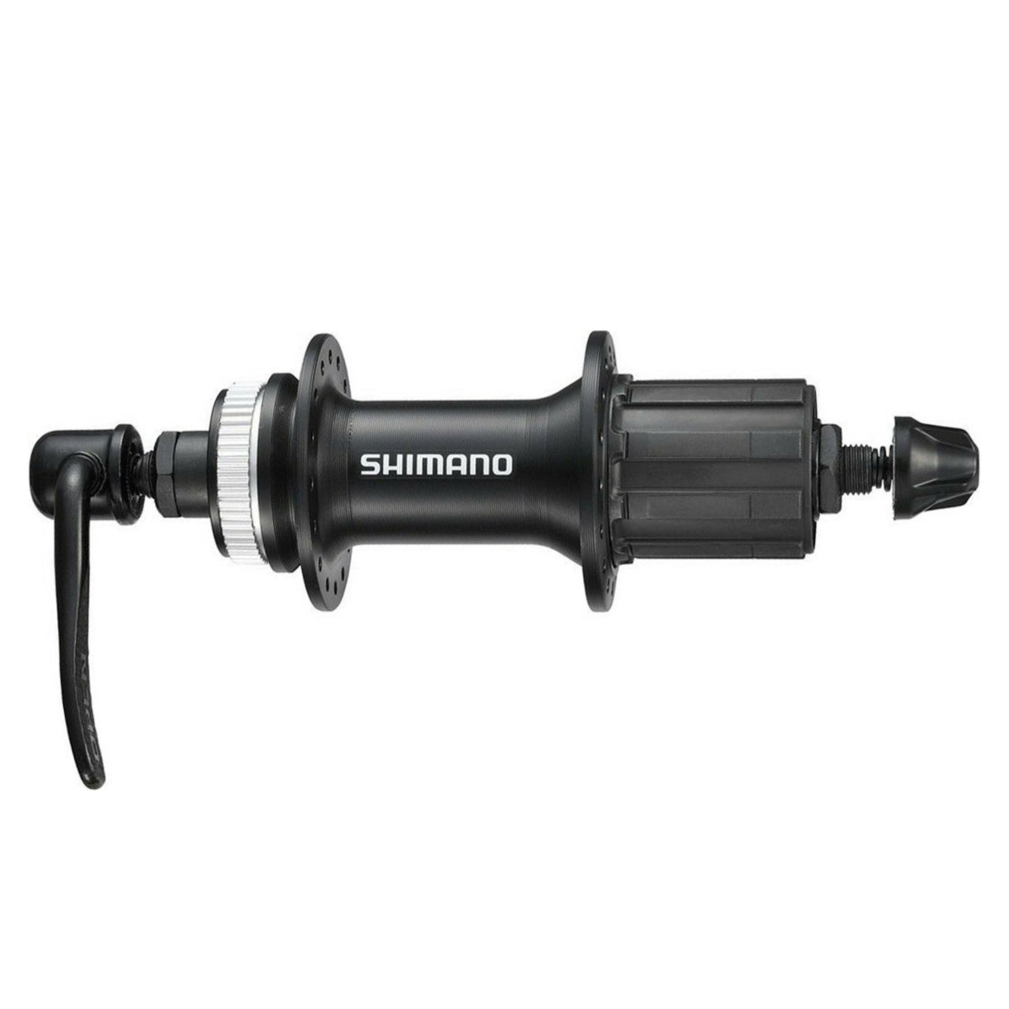 Запчасть Shimano Втулка задняя Shimano FH-RM35 (center lock) 32Н диск. эксц. под касс. 7-10 скор. (0121-119) алюм. чёрн. _