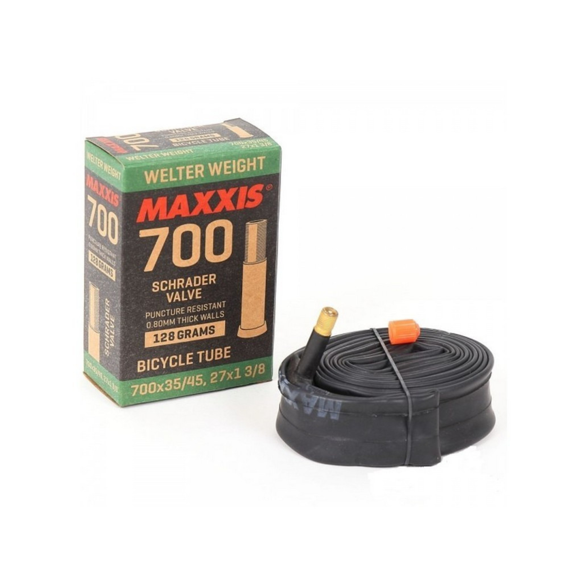 Запчасть Maxxis Камера велосипедная Maxxis 700x35/45C Welter Weight AV  (авто ниппель)_