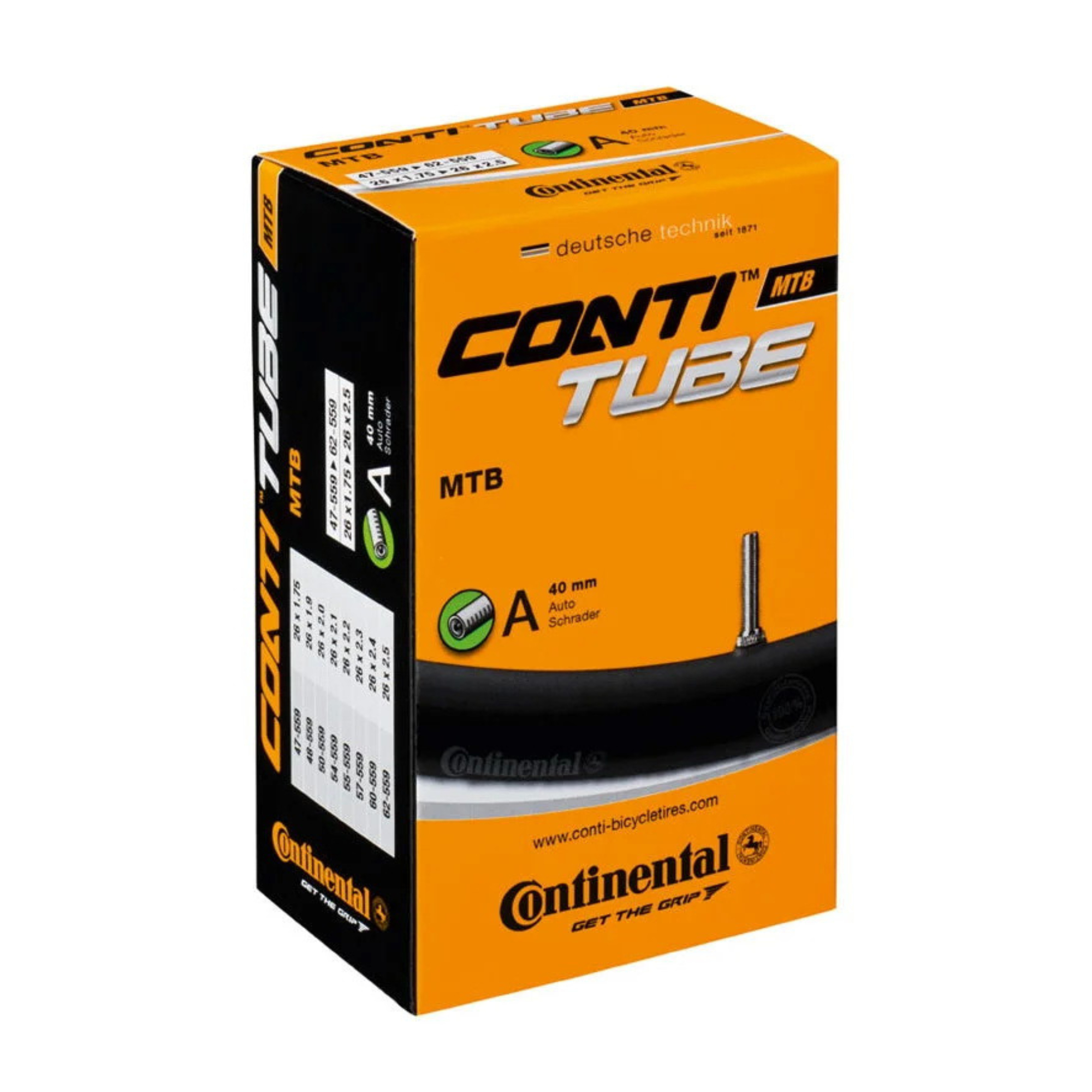 Запчасть Continental Камера велосипедная Continental, Tour 28 Slim, 28/37-622/630, S42 (Presta) (вело (тонкий) ниппель)