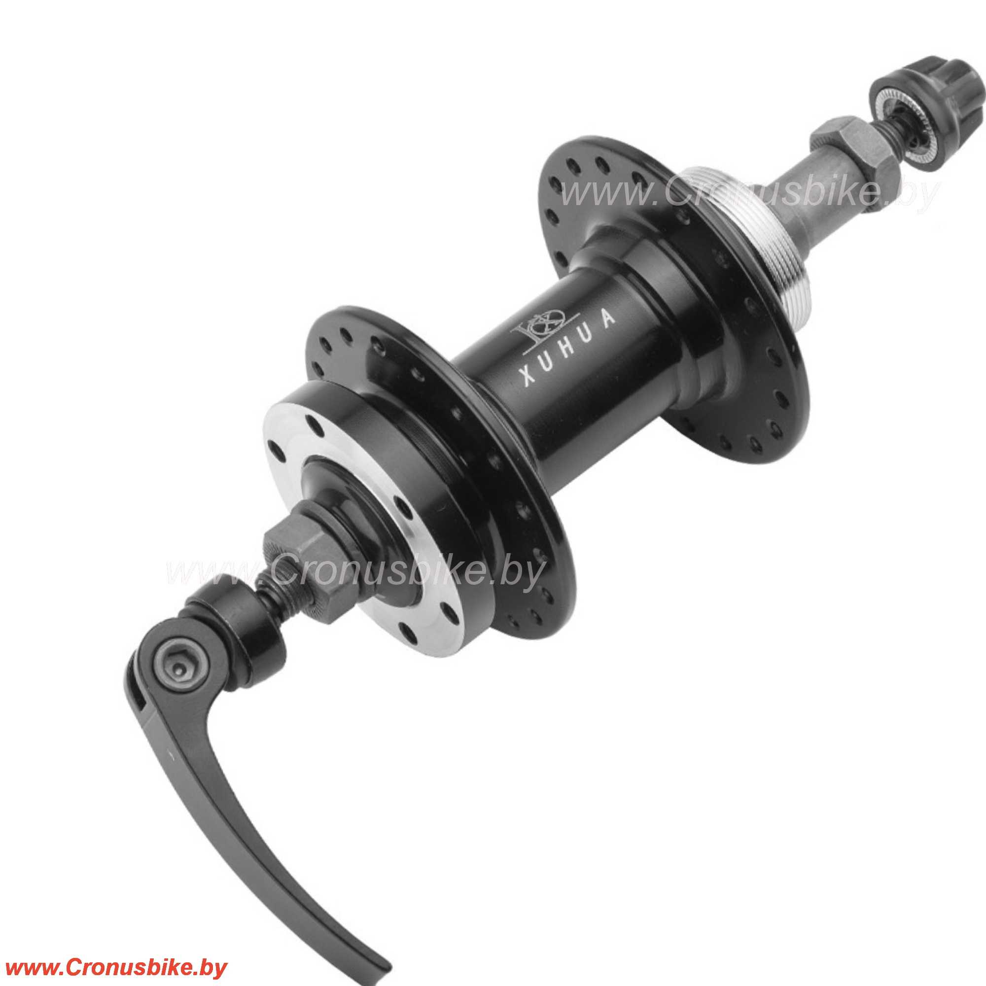 Запчасть * Втулка задняя XH-HUB-05RQ 36Н Диск. эксц. под трещотку 7-8 скор. промподшип. алюмин.чёрная