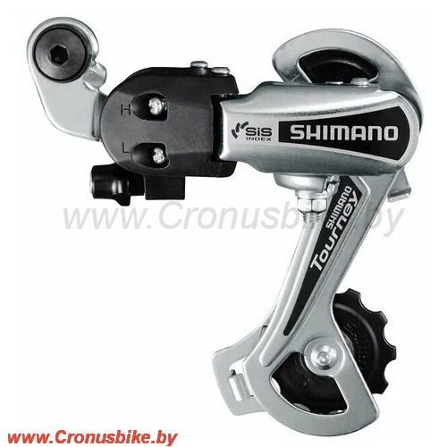 Запчасть Shimano Переключатель задний Shimano Tourney, RD-TY21-B GS , 6-7 ск., серебристый