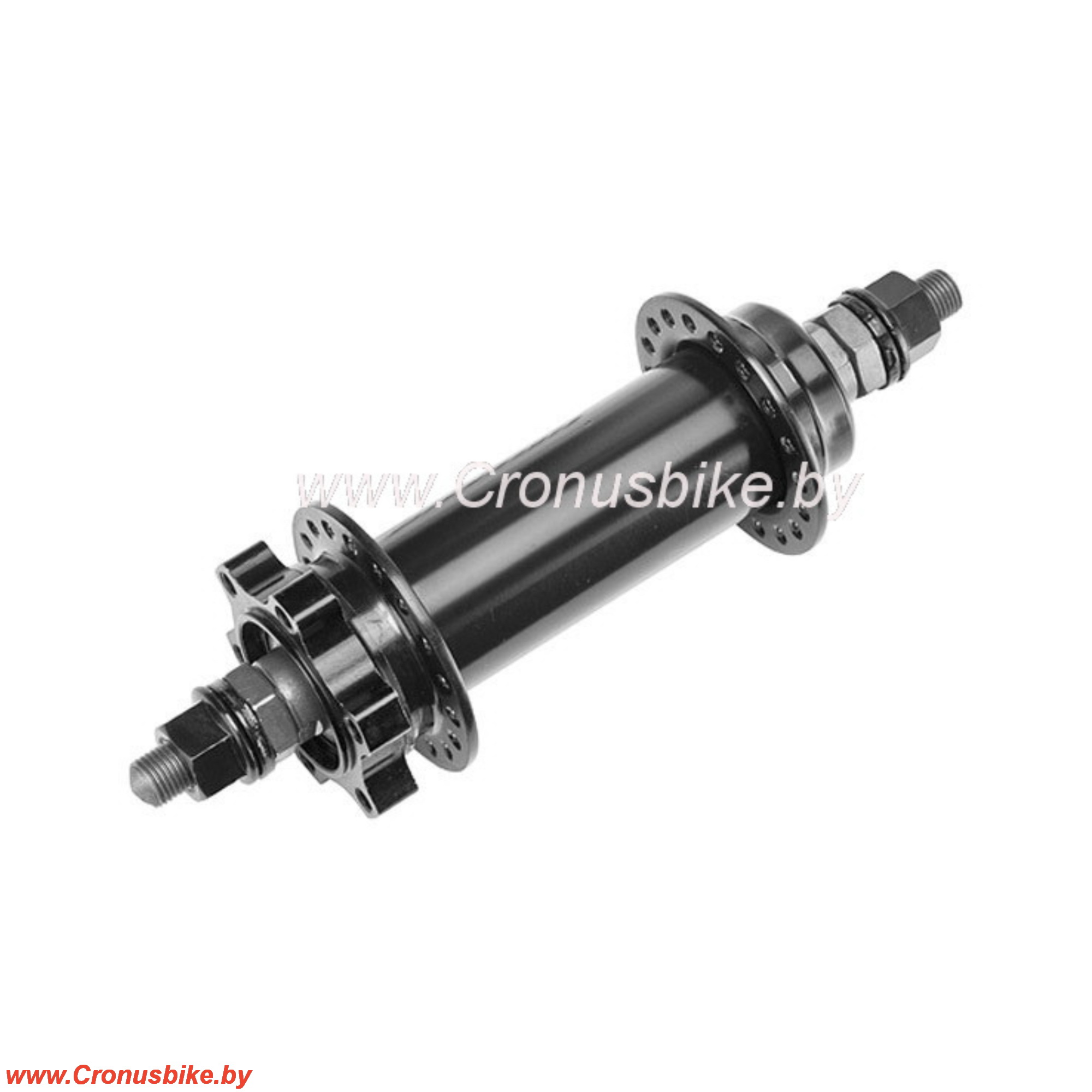 Запчасть * Втулка передняя FAT ULINK FatBike ( ФЭТ байк ) FB 270 36Н диск. гайки., алюм. чёрн.