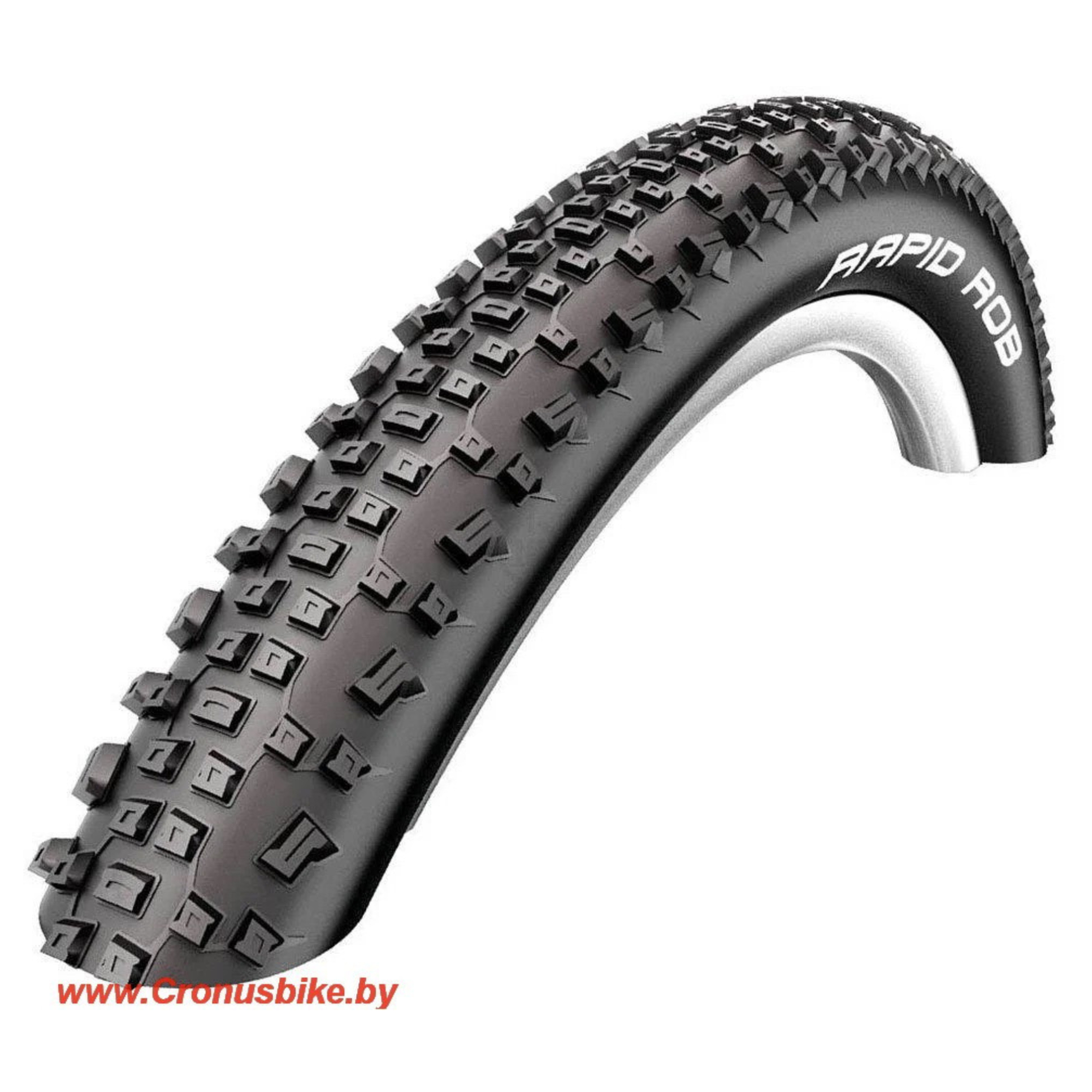 Запчасть Schwalbe Велопокрышка 26x2.10 (54-559) Schwalbe RAPID ROB  K-Guard, 50TPI, 680гр, Black
