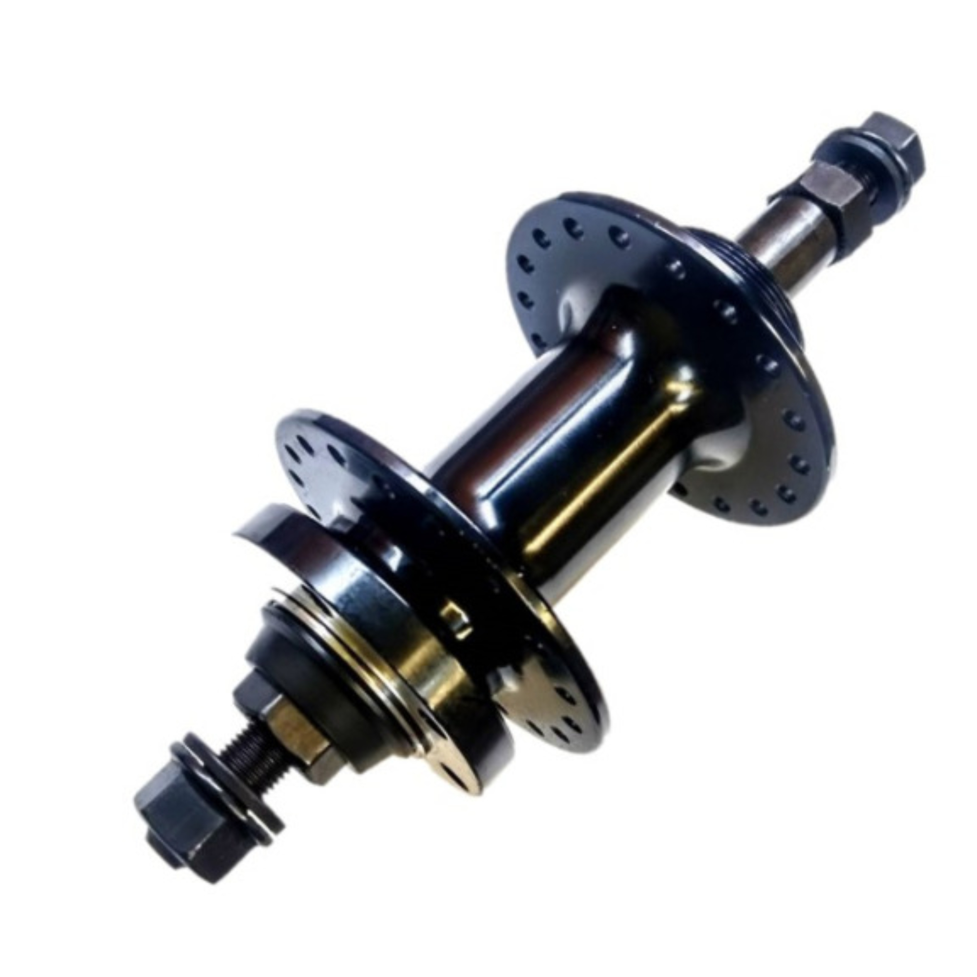 Запчасть * Втулка задняя WZ-A208RB 32Н диск. болт. под трещотку 7-8 скор. пром. подшипн., алюминиевая чёрная