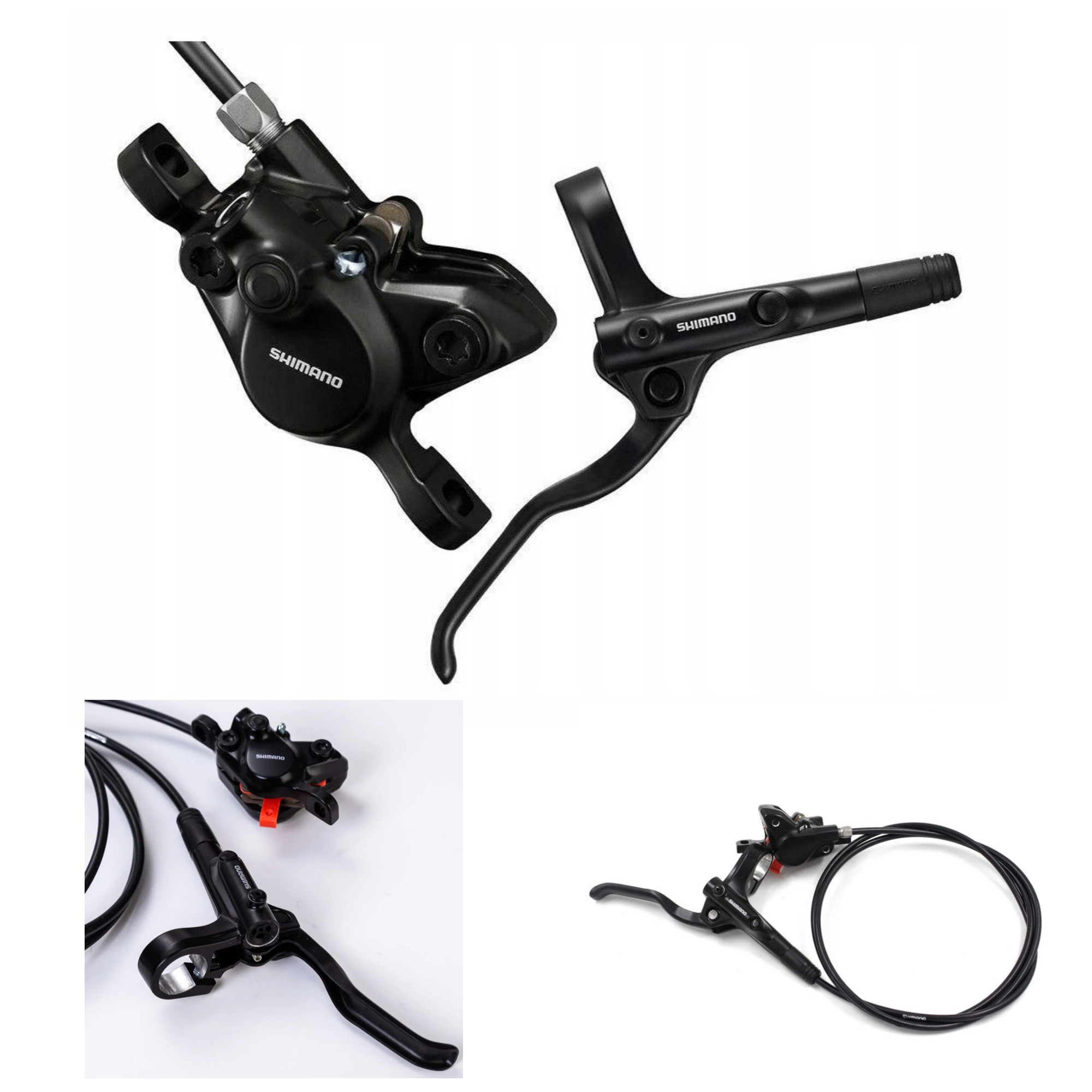 Запчасть Shimano Дисковый гидравлический тормоз Shimano BR-MT200 BR(прав)/BR(задний) задний 1700мм (в сборе)
