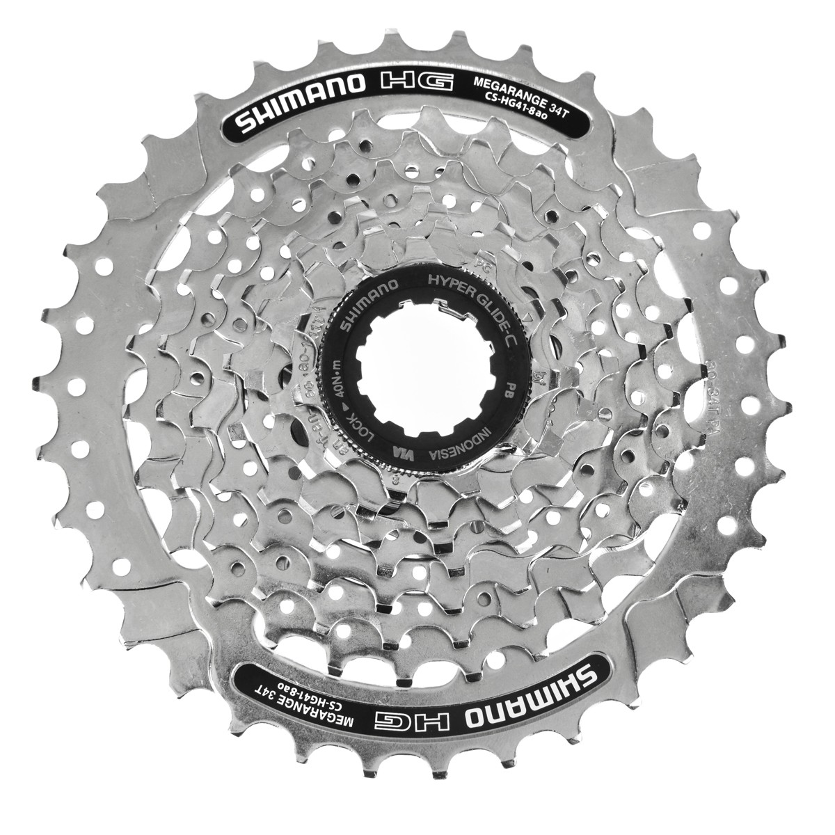 Запчасть Shimano Кассета Shimano, HG 41, 8ск, 11-34, никелиров