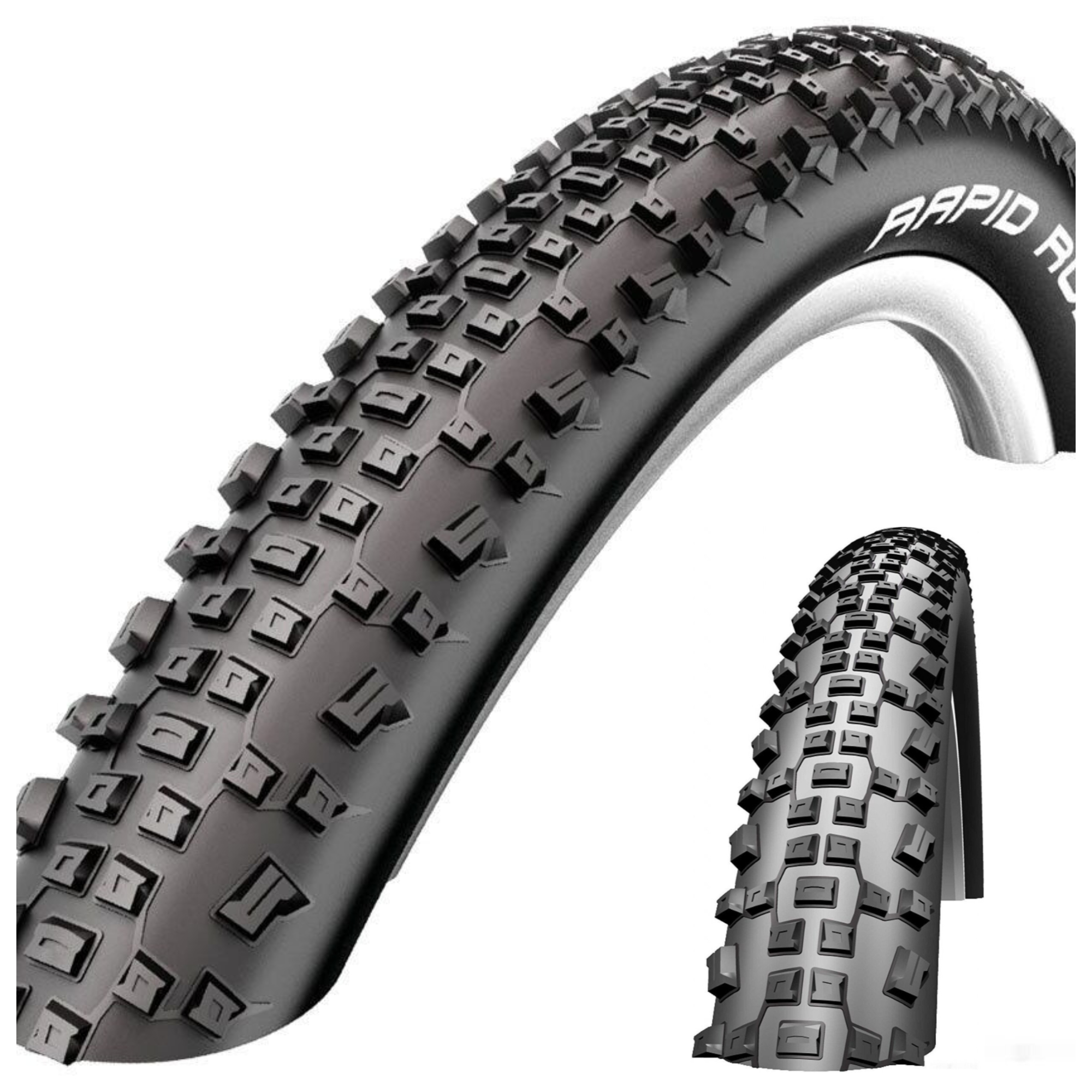 Запчасть Schwalbe Велопокрышка 29x2.25 (57-622) Schwalbe RAPID ROB  K-Guard, 50TPI