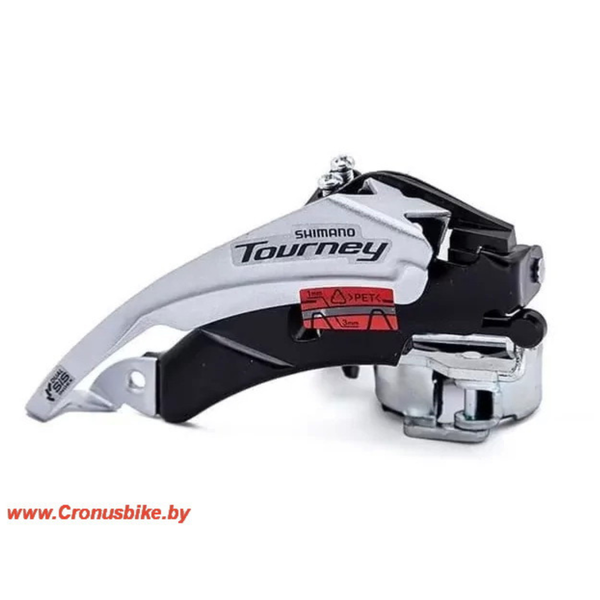 Запчасть Shimano Переключатель скоростей передний Shimano Tourney FD-TY500 , 42-24Т, с универсальной тягой