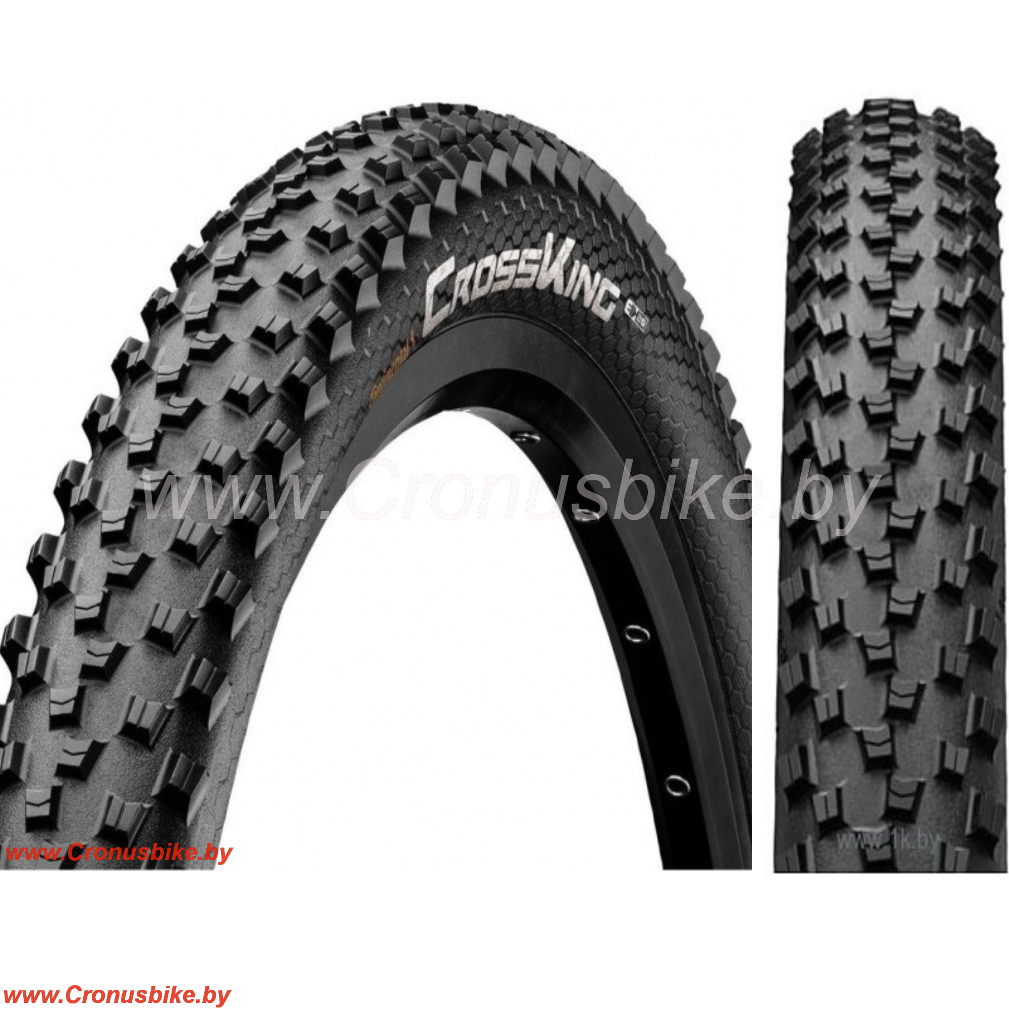 Запчасть Continental Велопокрышка 26x2.3 Continental Cross King,  3/180Tpi 760гр , pz